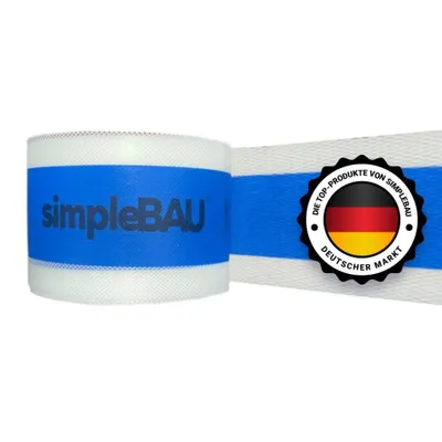 Produktbild von SimpleBau Dichtband Doppellagig 120 mm x 20 m , Flexibles Abdichtband & Dichtungsband für Innen & Außen, Sanitär, Dusche, Bad, Fliesen