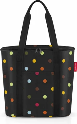 Produktbild von reisenthel Thermotasche Thermoshopper Dots schwarz