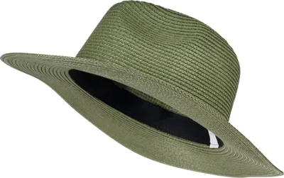 Produktbild von styleBREAKER Damen Panama Sonnenhut aus Papierstroh | Faltbarer Knautschhut mit breiter Krempe | Sommer Fedora Hut für Strand und Festival
