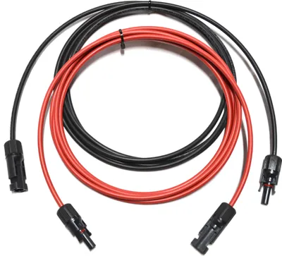 Produktbild von Solarkabel Verlängerungskabel Rot/Schwarz 4 - 6mm² mit montiertem Stecker 2x 3m 6mm²