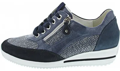 Produktbild von Waldläufer Himona sportlicher Schnürer Blau in Gr. 40
