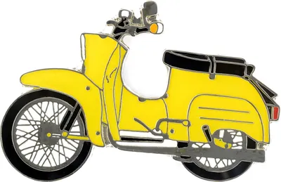 Produktbild von SIMSON-Pin Schwalbe in Gelb