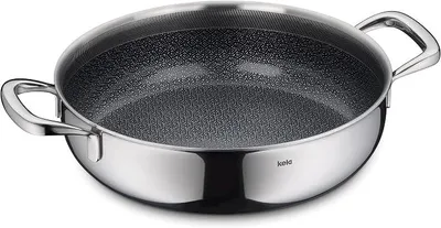 Imagen del producto de Sartén para servir, 24 cm, línea Flavoria, sartén de acero inoxidable con revestimiento, apta para inducción