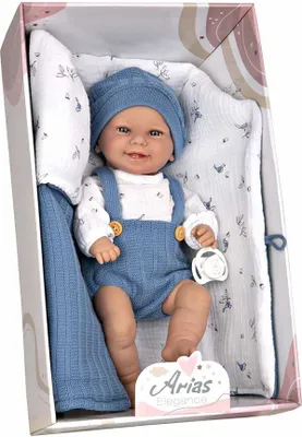 Produktbild von MuÑecas Arias Elegance Baby-puppe Mit Vinylkörper Und Schlafsack Für Baby 33 Cm Mehrfarbig Mehrfarbig One Size