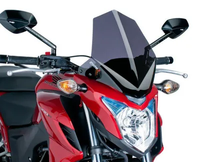 Produktbild von PUIG 6437F New Generation Sport passend fuer HONDA CB500FA Stark getönt