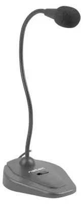 Obrázok produktu pre NATEC Giraffe 2, PC mikrofón, -55 dB, 20 - 20000 Hz, 2200 ohm, 58 dB, Všesmerový