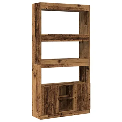 Zdjęcie produktu dla Kredens, stare drewno, 92x33x180 cm, materiał drewnopochodny