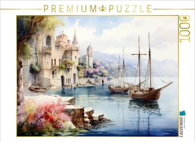 Produktbild von CALVENDO Puzzle Ein Motiv aus dem Kalender "Nah am Wasser gebaut" | 1000 Teile Lege-Größe 64x48cm Foto-Puzzle für glückliche Stunden