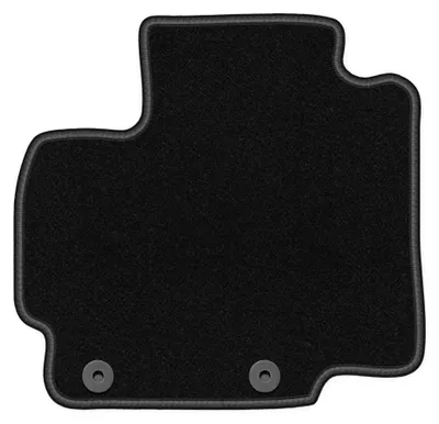 Produktbild von Fahrermatte Velours für Mitsubishi Space Star II 2013- (Schrägheck) – 1-tlg, Schwarz, passgenau – Wielganizator BASIC