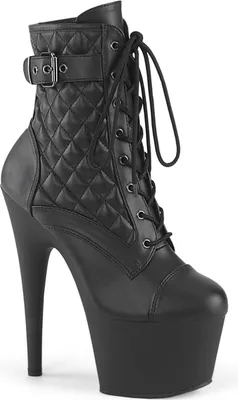 Produktbild von ADORE-1033 Damen Booties von Pleaser, Schwarz EU 35, US 5