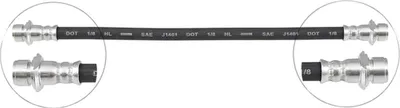 Produktbild von Bremsschlauch 313 mm INN M10x1.0 INN M10x1.0 A.B.S. für u.a. TOYOTA LAND