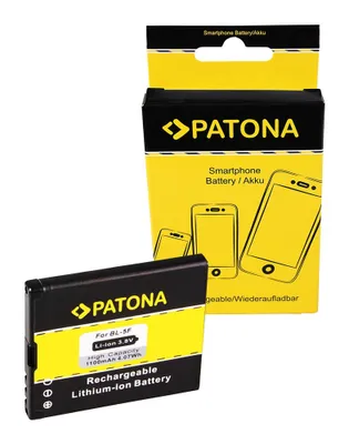 Produktbild von PATONA Akku passend für Nokia 6290 6210 Navigator - 3,7V 1,1Ah – 1100 mAh