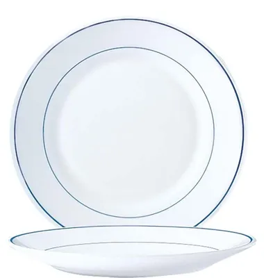 Obrázok produktu pre Reštaurácia, taniere, ploché, priemer 15,5 cm - 6 kusov