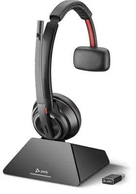 Zdjęcie produktu dla HP Poly Zestaw słuchawkowy Poly Savi 8210 UC DECT 1880–1900 MHz USB-A, Przewodowa, Połączenia/muzyka, 20 - 20000 Hz, 115 g, Zestaw słuchawkowy, Czarny
