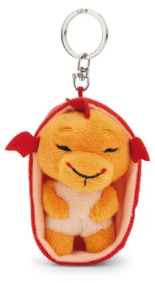 Image de Nici – Porte-clés dragon orange, 8 cm. Pour enfants. Taille unique