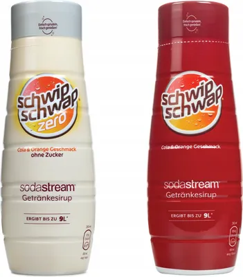 Obrázek produktu pro Sirupy pro SodaStream Schwip Schwap bez cukru 440ml + Schwip Schwap Cola Orange