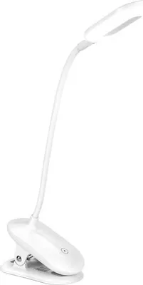 Zdjęcie produktu dla Lampka akumulatorowa, LED, z klipsem, biurkowa, nocna