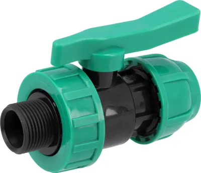Zdjęcie produktu dla Zawór kulowy 32 mm x 1" z gwintem zewnętrznym