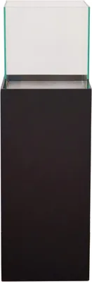 Produktbild von VIVANNO Windlicht Alu-Verbund CANDELA Rechteckig, Schwarz matt - 25x25x80 cm