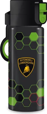 Produktbild von Ars Una Trinkflasche Lamborghini, schearz-grün, für Jungen, 475 ml
