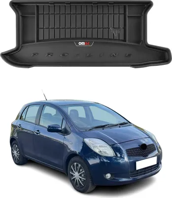 Immagine prodotto di OMAC rivestimento del bagagliaio in gomma per Toyota Yaris 2005-2011 rivestimento del bagagliaio in TPE nero