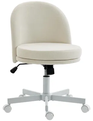 Image de Fauteuil de bureau pivotant, chaise de bureau pivotante, tabouret de maquillage avec fonction basculante