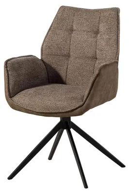 Produktbild von MASSIVMOEBEL24 Drehstuhl 61x61x89 braun / braun HENRI #100