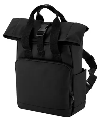 Image de Bagbase - Sac à dos, mini, matériau recyclé FK1107 (taille unique) (noir)