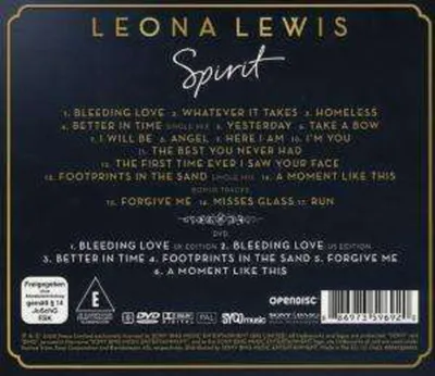 Obrázek produktu pro Leona Lewis: Spirit - The Deluxe Re-Edition (CD + DVD) - - (CD / Titel: Q-Z)
