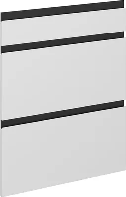 Produktbild von Küchenfront Vicco R-Line Weiß 59.6 x 70.4 cm Möbelfront für den Schubladenunterschrank, Model 39521