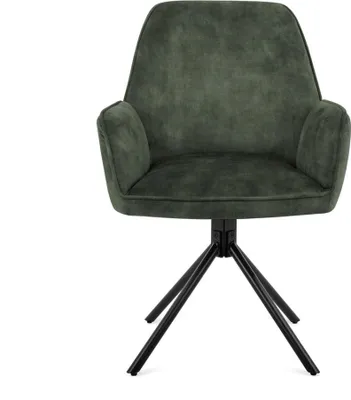 Productafbeelding van Set van 2 armleunstoelen Noah - mosgroen