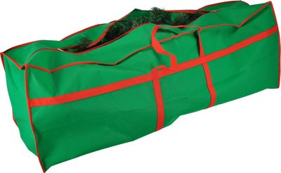 Weihnachtsbaum Aufbewahrungstasche - für 1,8m - 2,1m Bäume - grün/rot