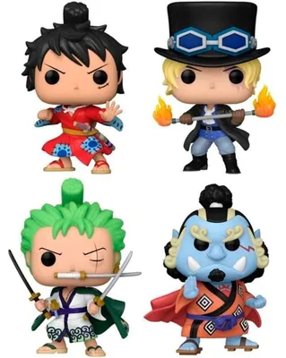 Image de Funko Pop! Zestaw 4 Figurek One Piece - Ekskluzywna Figurka Winylowa