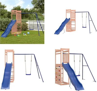 Produktbild von vidaXL Spielturm Massivholz Douglasie - Spielplatz - Spielplätze - Garten Spielplatz - Outdoor Spielplatz