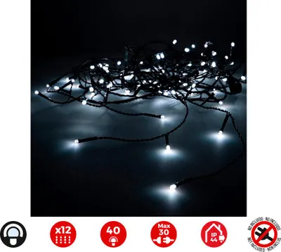 Image de Rideau Icicle Led Easy-connect éclairage Led Connectable Intérieur/extérieur - Edm