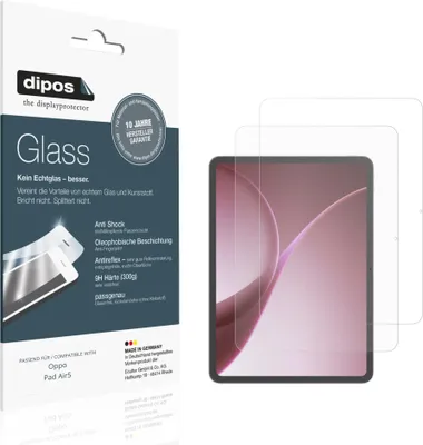 Immagine prodotto di 2x Pellicola Protettiva per Oppo Pad Air5 Protezione opaco Vetro Flessibile 9H dipos