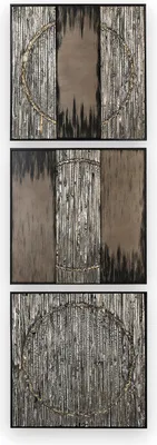 Zdjęcie produktu dla Gilde Bild, quadratisch, "Miracle", Holz, schwarz, goldfarben, L. 5 cm, B. 60 cm, H. 60 cm 71887 4001250718871 3 Stück (3-fach sortiert)