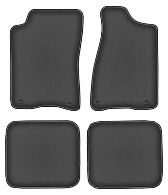 Immagine prodotto di Tappetini in moquette per Audi 80 B4 1991-1996 (berlina/station wagon) – set 4 pezzi, grigio grafite, su misura – Wielganizator DURBAN