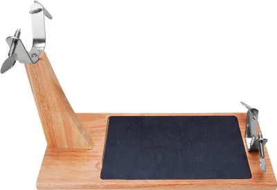 A ham holder on a white background.