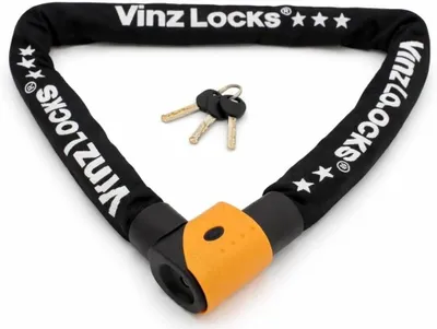 Productafbeelding van Kettingslot - 120 cm - Voor fiets en scooter - Gehard staal
