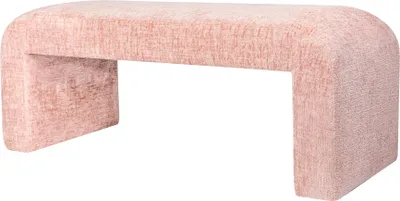 Zdjęcie produktu dla FURNLUX Ława Leith Pink 120cm / Kolor główny: różowy / Wymiary: 120 x 48 x 46 cm