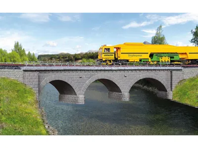 Produktbild von kibri 39723 H0 Steinbogenbrücke mit Eisbrecherpfeilern