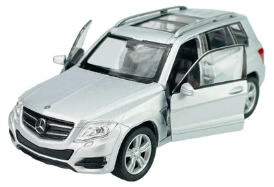 Produktbild von Welly Mercedes-Benz Glk Silber 1:34  Die Cast Metall Modell Neu im Kasten 43684