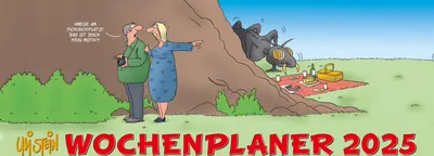 Produktbild von Uli Stein Wochenplaner 2025: Tischkalender