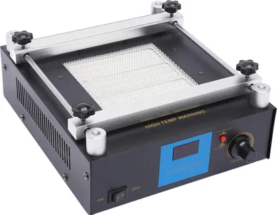 Immagine prodotto di Stazione di preriscaldamento a infrarossi per PCB - 853A - 450 W - Per saldatura e rilavorazione - Essiccazione dei componenti - Nero