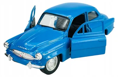 Produktbild von Welly 1959 Skoda Octavia Blau Metallmodell 1:34
