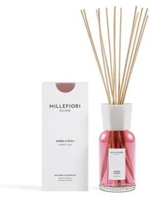 Obrázok produktu pre Millefiori Milano Ambra & Rosa bytový difuzér s tyčinkami (77DIAR)