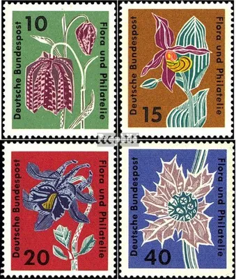Produktbild von Briefmarken BRD (BR.Deutschland) 1963 Mi 392-395 (kompl.Ausgabe) postfrisch Briefmarkenausstellung Flora und Philatelie