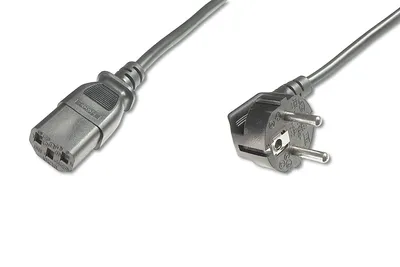 Zdjęcie produktu dla DIGITUS Netzanschlusskabel C13, 5m, schwarz