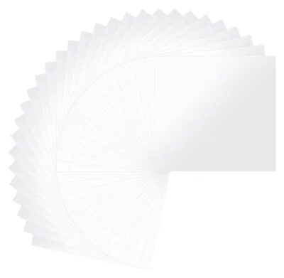 Productafbeelding van 30 Stuks Blanco Sjabloonbladen van 10 Mil Kunststof